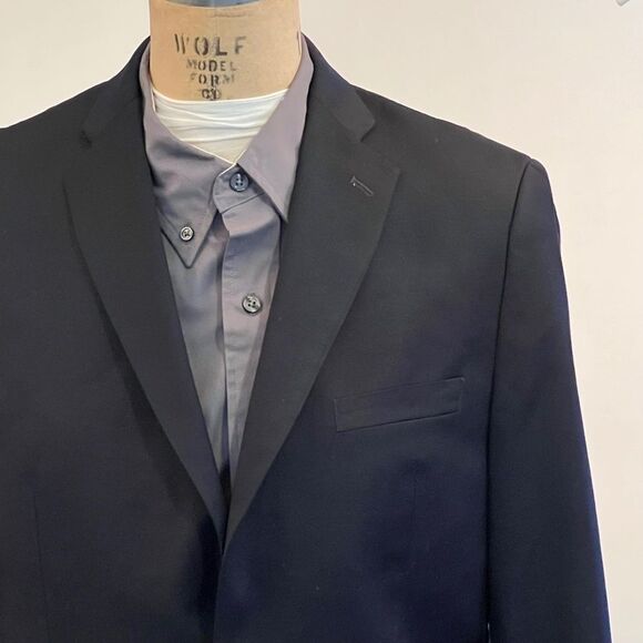 Michael‎ Kors Black Blazer 100% Wool with Gold Buttons Size 20R - Picture 2 of 16